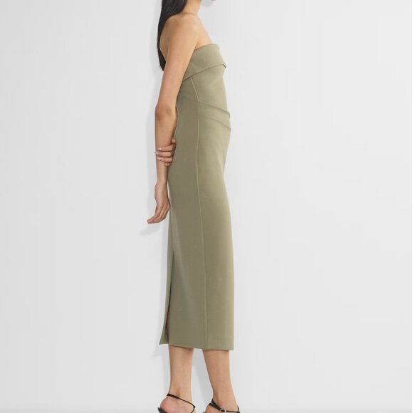 Babaton FigureKnit™ Eyecatcher Dress | Limited Edition — Sundried Olive - Picture 7 of 8